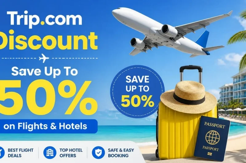 Trip com Discount Code – Save Up to 50% on Flights & Hotels